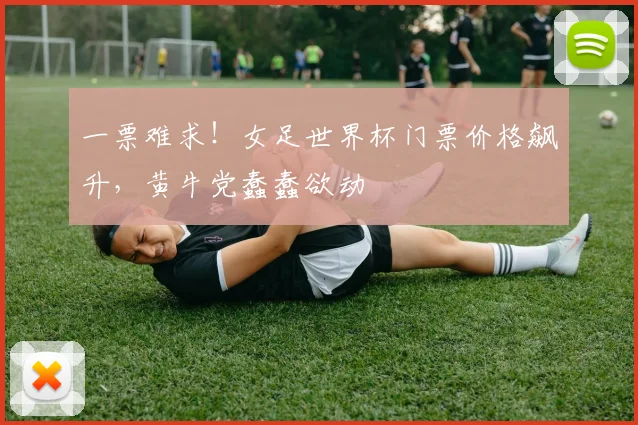 一票难求!女足世界杯门票价格飙升,黄牛党蠢蠢欲动